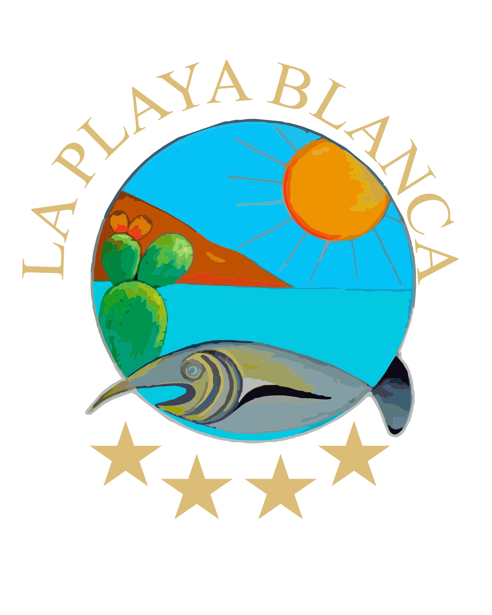 LOGO playa sfondo bianco